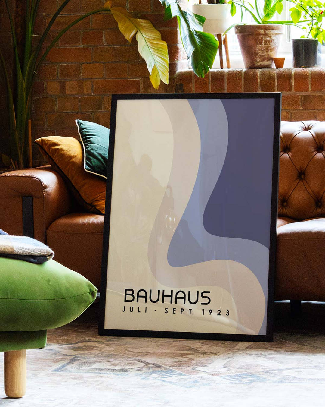 Bauhaus Poster abstrakt – Bauhaus Flow Layers