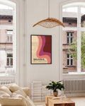 Bauhaus Poster abstrakt – Bauhaus Flow Layers