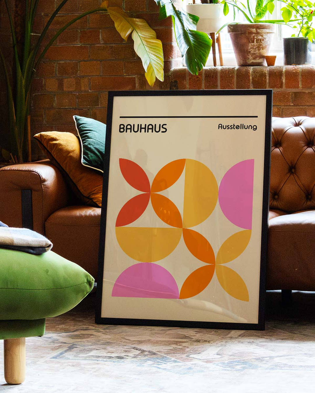 Bauhaus Poster Blume – Bauhaus Flower Geometry