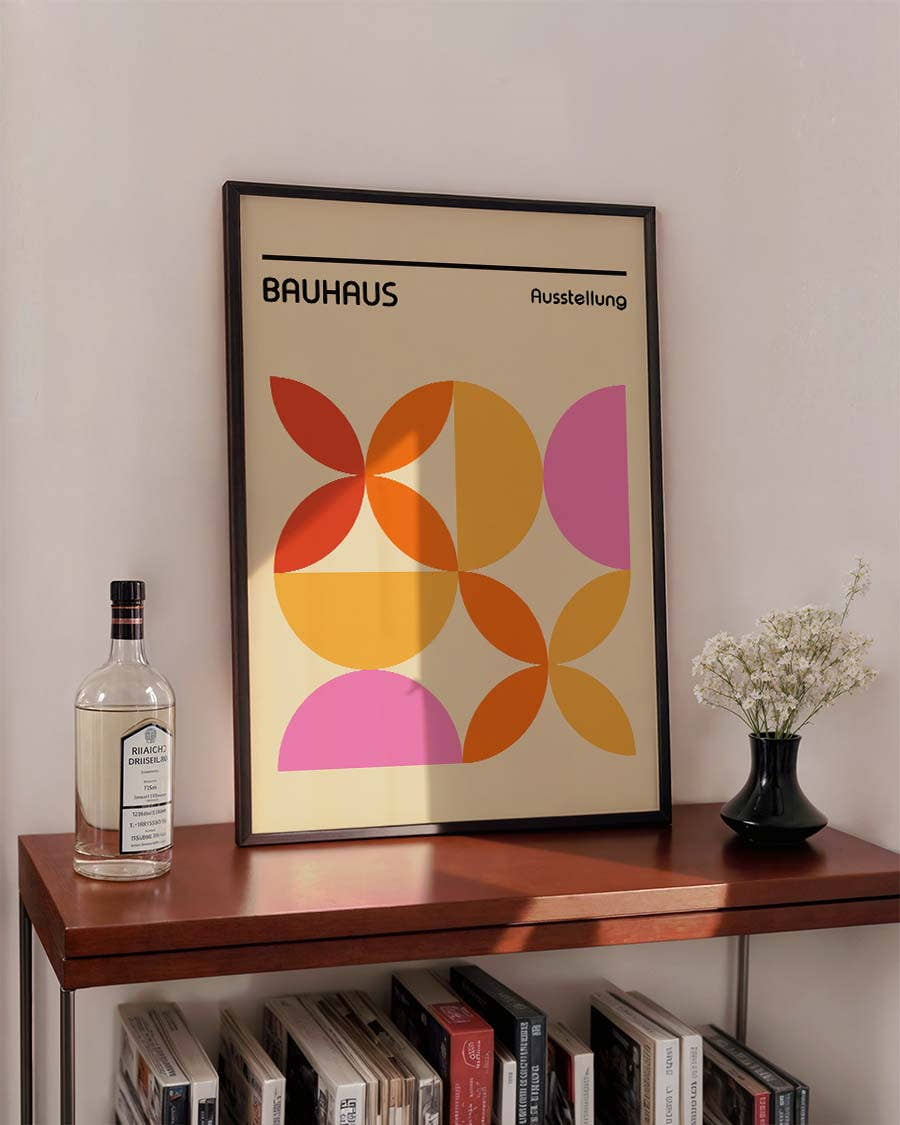 Bauhaus Poster Blume – Bauhaus Flower Geometry