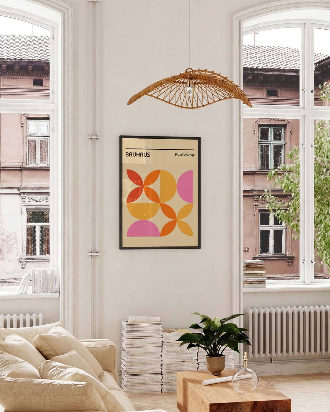 Bauhaus Poster Blume – Bauhaus Flower Geometry