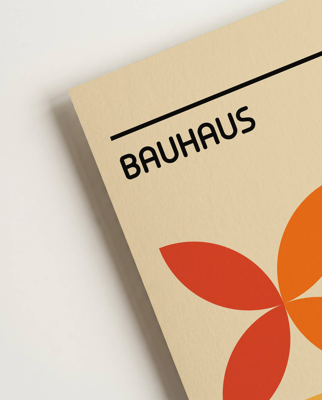 Bauhaus Poster Blume – Bauhaus Flower Geometry