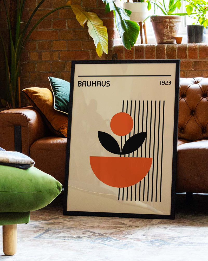 Bauhaus Poster Pflanze – Bauhaus Flower Pot