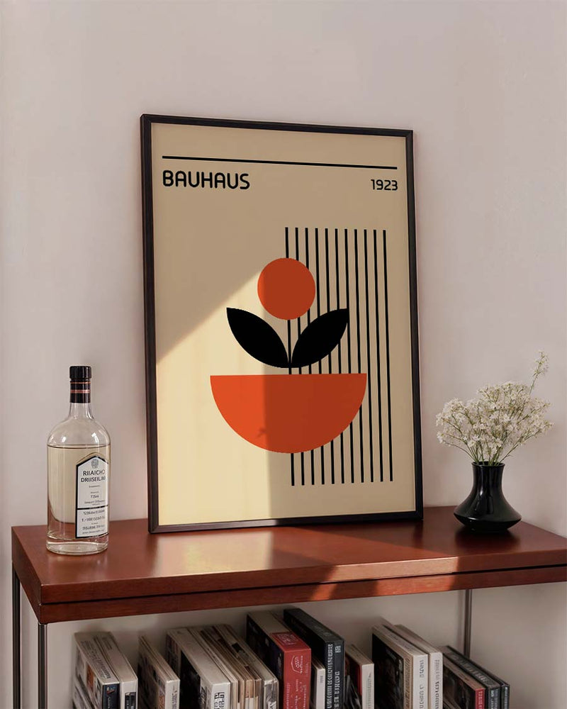 Bauhaus Poster Pflanze – Bauhaus Flower Pot
