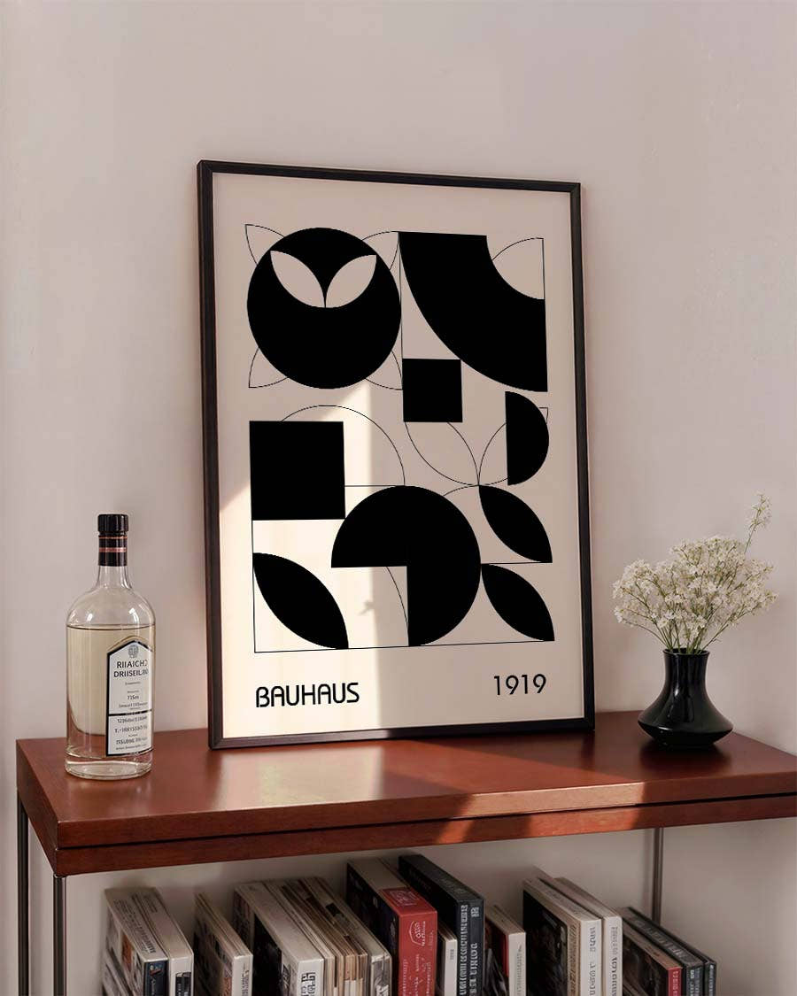 Bauhaus Poster geometrisch – Bauhaus Geometric Collage