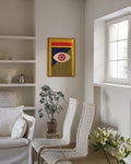 Bauhaus Geometric Eye Poster
