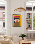 Bauhaus Geometric Eye Poster