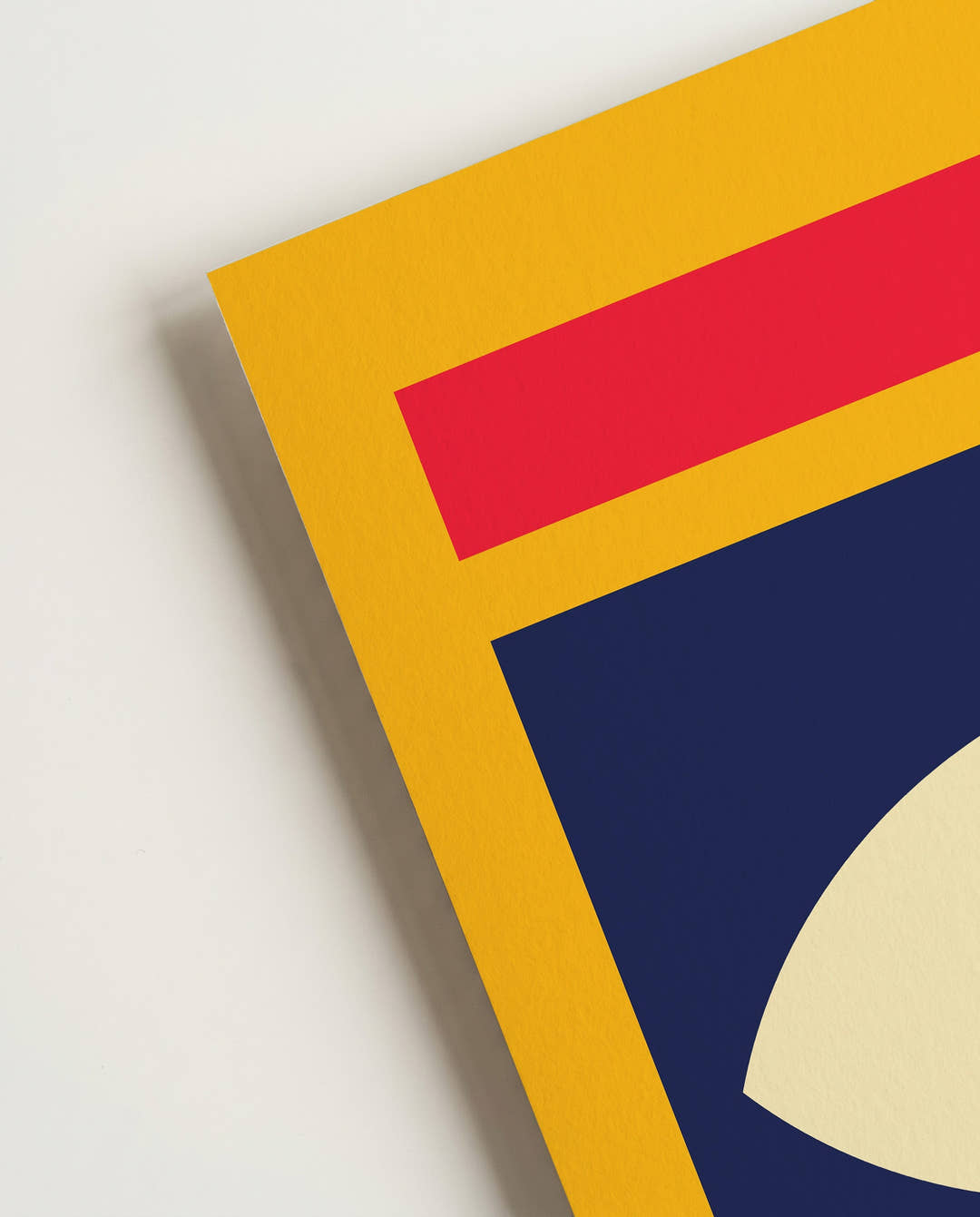 Bauhaus Geometric Eye Poster