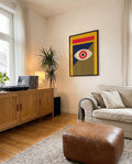 Bauhaus Geometric Eye Poster