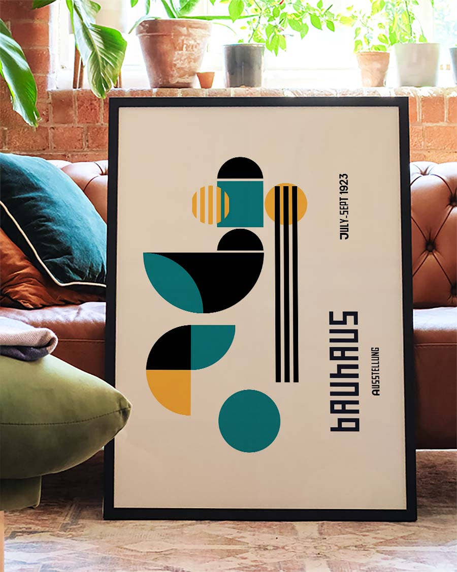 Bauhaus Poster Figur – Bauhaus Geometric Figure