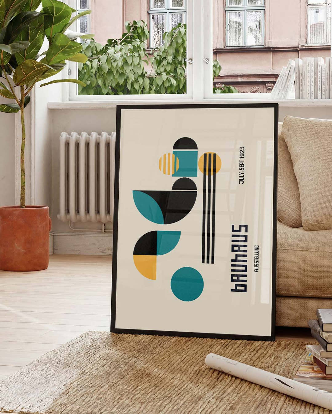 Bauhaus Poster Figur – Bauhaus Geometric Figure