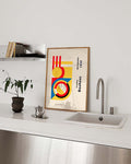 Bauhaus Poster Zahlen – Bauhaus Geometric Number