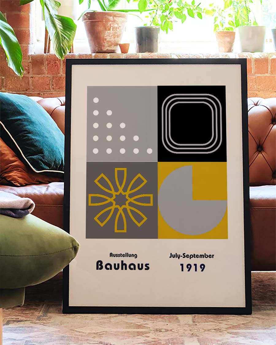 Bauhaus Poster Patchwork – Bauhaus Geometric Patchwork