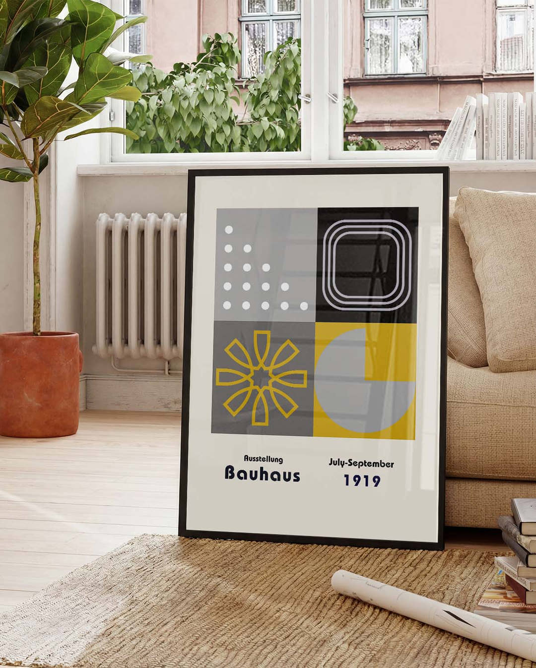 Bauhaus Poster Patchwork – Bauhaus Geometric Patchwork