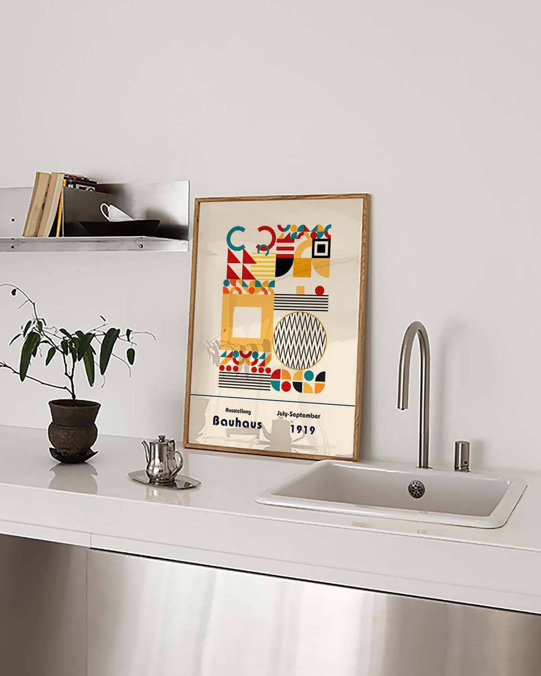 Bauhaus Poster Patchwork – Bauhaus Geometric Patchwork Modern