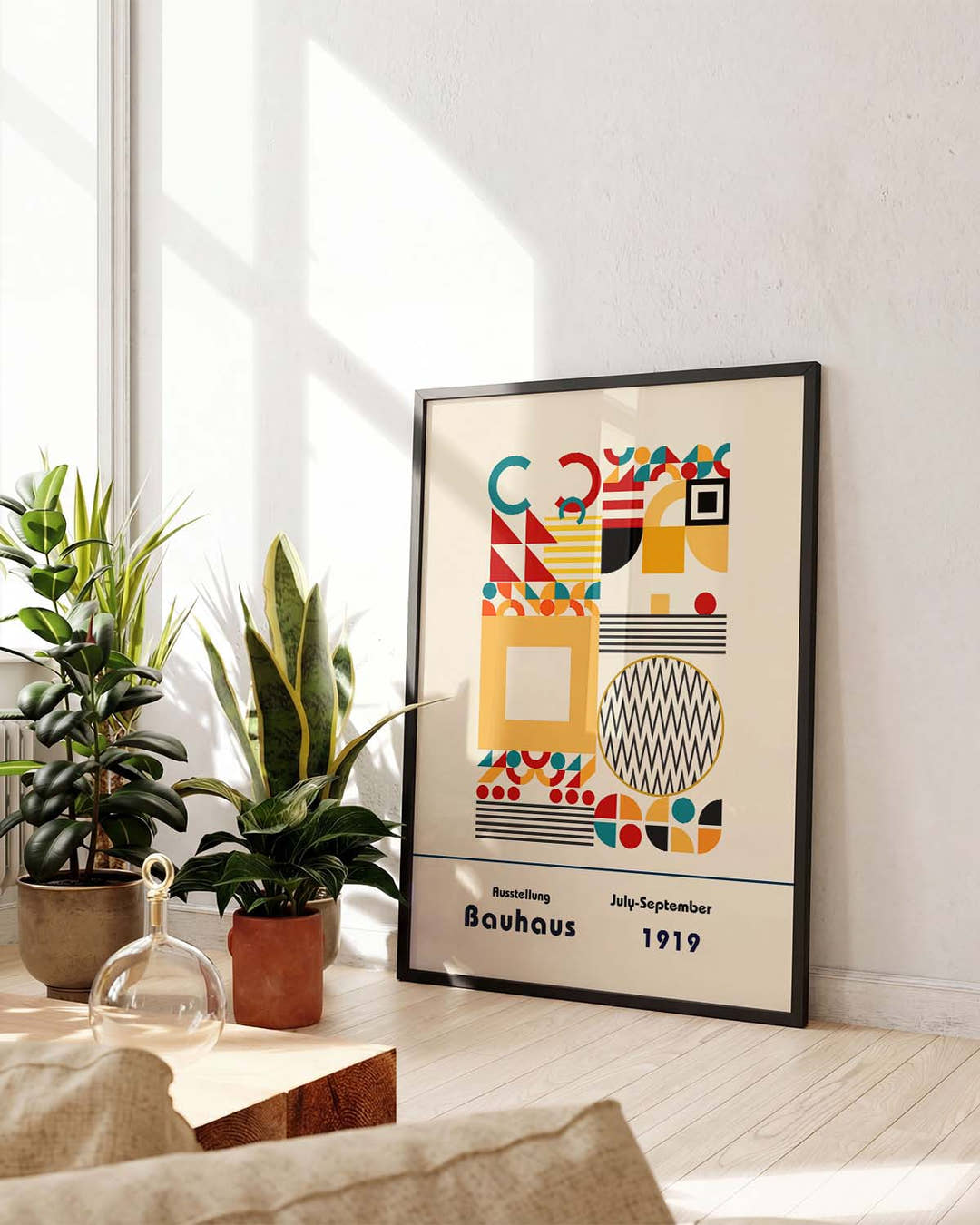 Bauhaus Poster Patchwork – Bauhaus Geometric Patchwork Modern