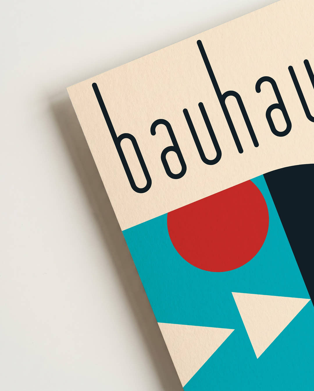 Bauhaus Geometric Pattern Poster
