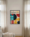 Bauhaus Geometric Pattern Poster
