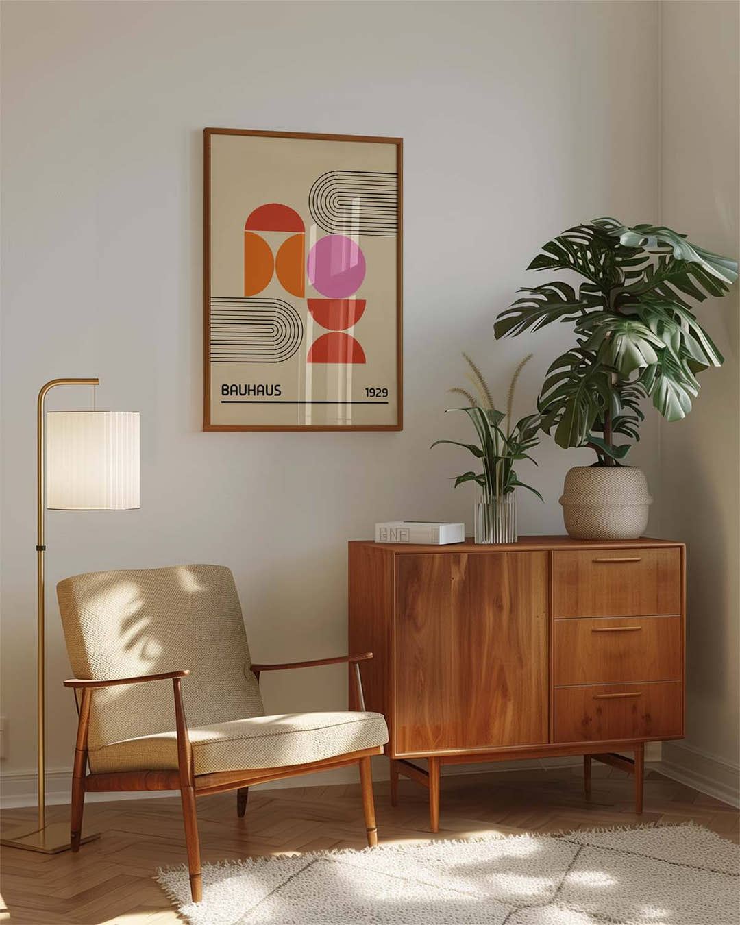 Bauhaus Poster Portrait – Bauhaus Geometric Portrait
