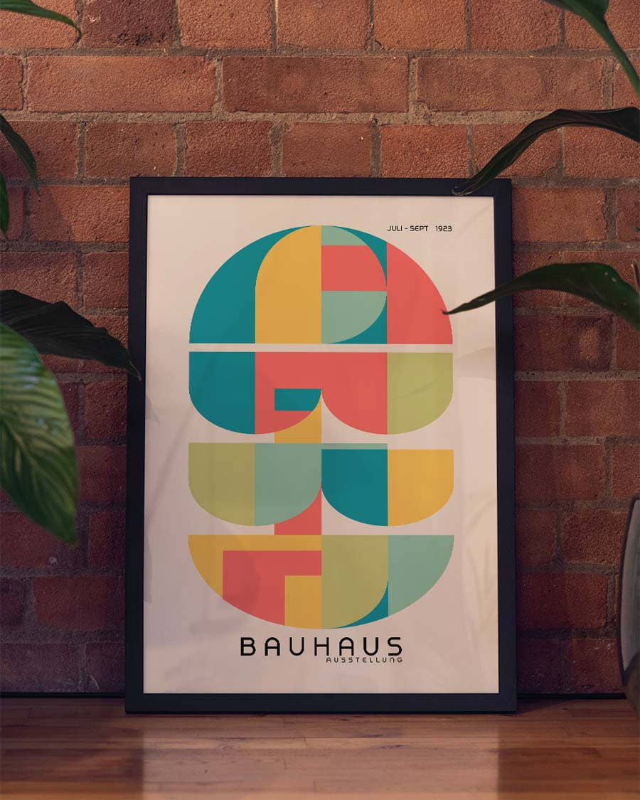 Bauhaus Poster Formen – Bauhaus Geometric Shape