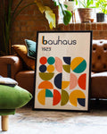 Bauhaus Geometric Shapes Poster