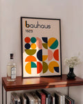 Bauhaus Geometric Shapes Poster