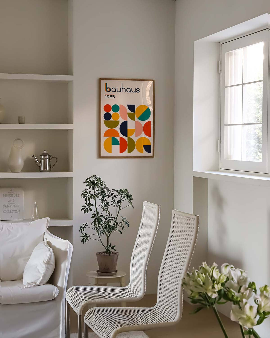 Bauhaus Geometric Shapes Poster