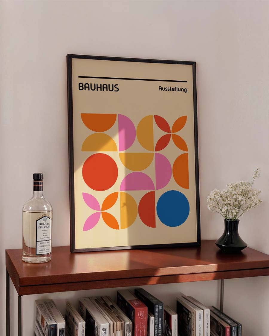 Bauhaus Poster Formen – Bauhaus Geometric Shapes Color