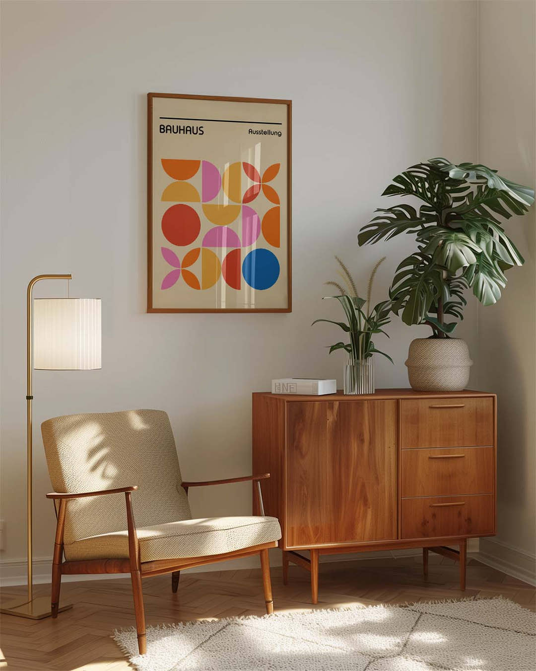 Bauhaus Poster Formen – Bauhaus Geometric Shapes Color
