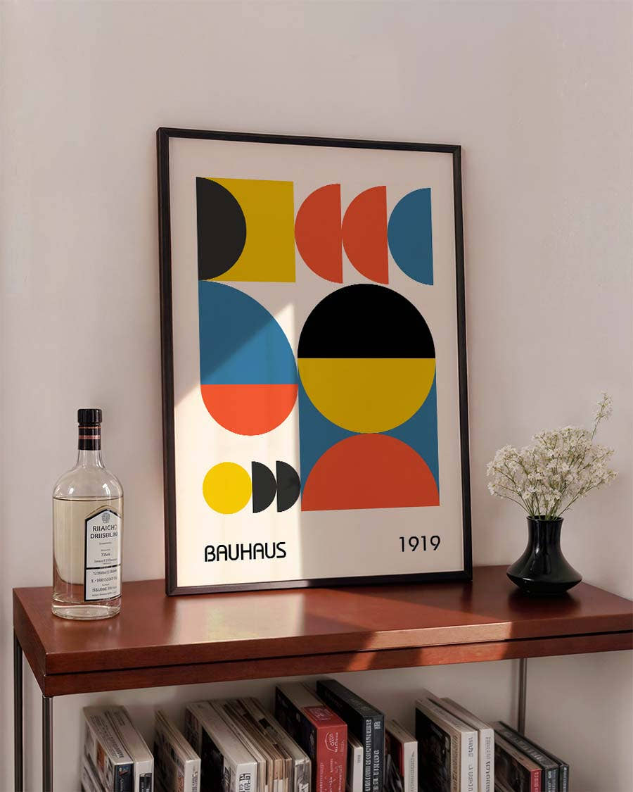 Bauhaus Poster Formen – Bauhaus Geometric Shapes Pattern
