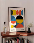 Bauhaus Poster Formen – Bauhaus Geometric Shapes Pattern