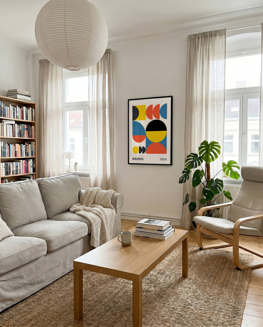 Bauhaus Poster Formen – Bauhaus Geometric Shapes Pattern