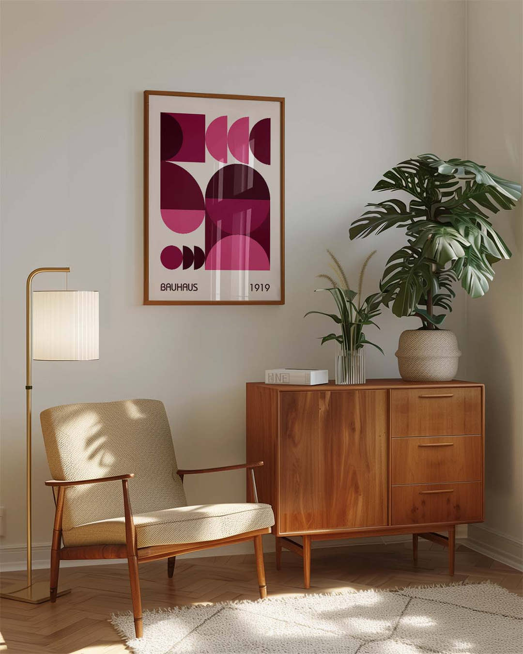 Bauhaus Poster Formen – Bauhaus Geometric Shapes Pattern