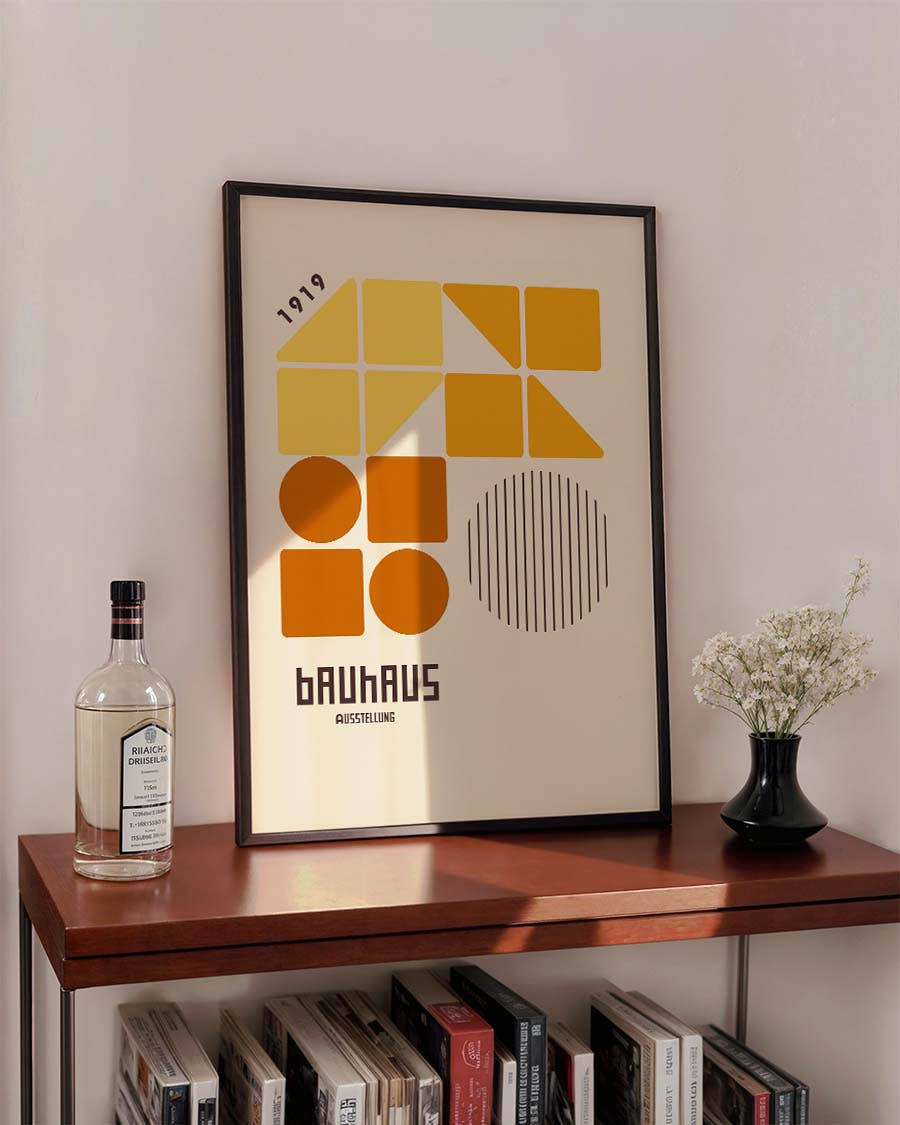 Bauhaus Poster Formen – Bauhaus Geometric Shapes