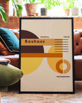 Bauhaus Poster Sonne – Bauhaus Geometric Sun Composition