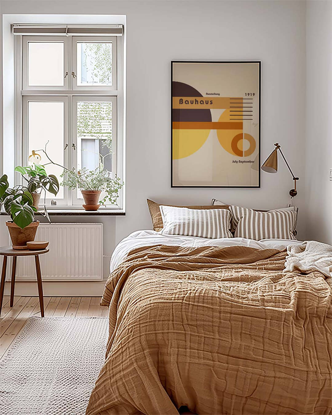 Bauhaus Poster Sonne – Bauhaus Geometric Sun Composition