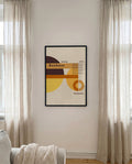 Bauhaus Poster Sonne – Bauhaus Geometric Sun Composition