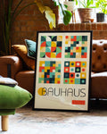Bauhaus Geometric Tiles Poster