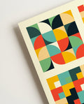 Bauhaus Geometric Tiles Poster