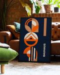 Bauhaus Geometric Totem Poster