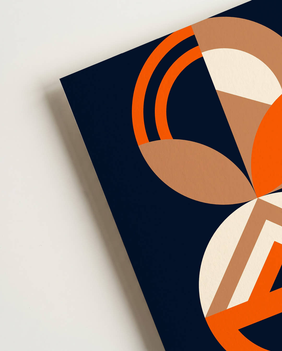 Bauhaus Geometric Totem Poster