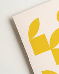 Bauhaus Golden Shapes Poster
