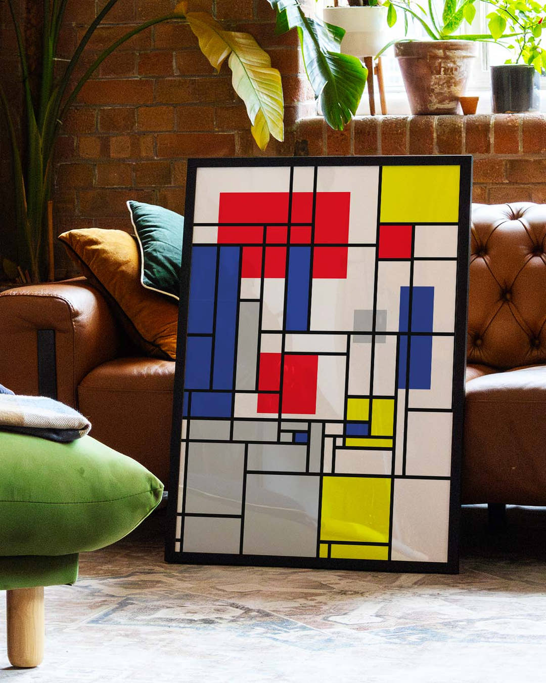 Bauhaus Grid Composition Poster