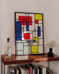 Bauhaus Grid Composition Poster