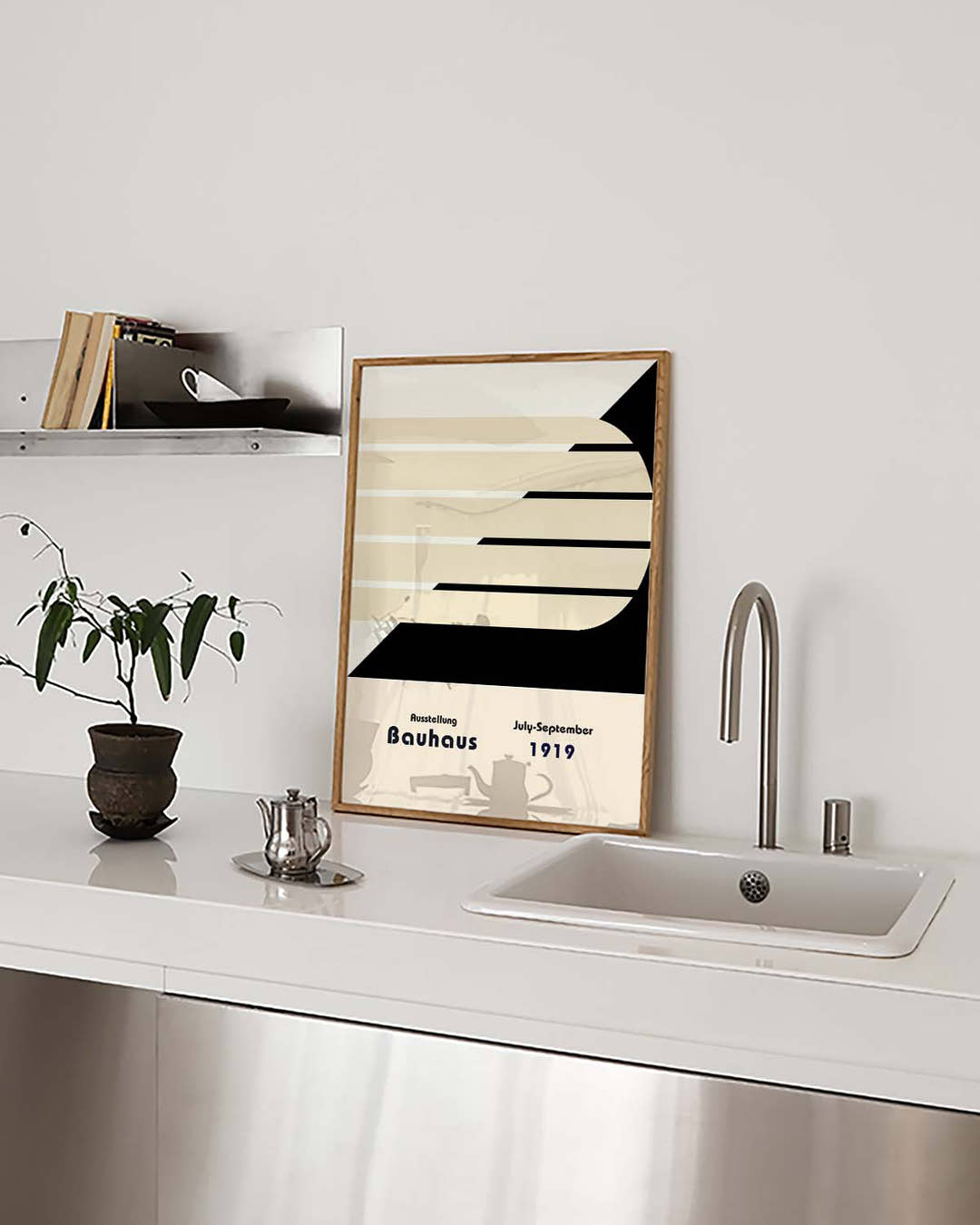 Bauhaus Poster Halbkreis – Bauhaus Half Circle Stripe