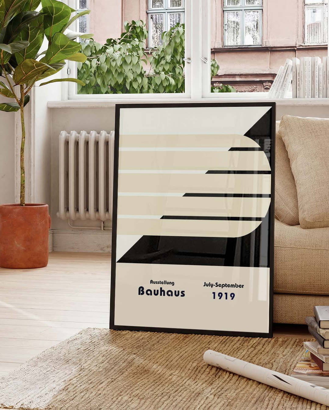 Bauhaus Poster Halbkreis – Bauhaus Half Circle Stripe