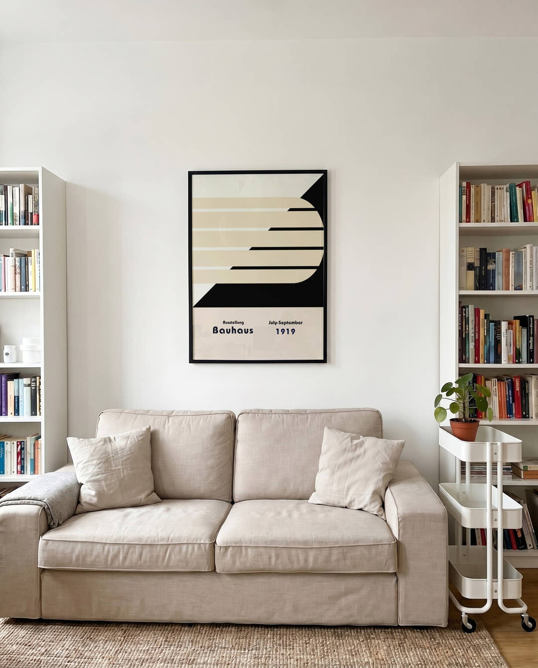 Bauhaus Poster Halbkreis – Bauhaus Half Circle Stripe