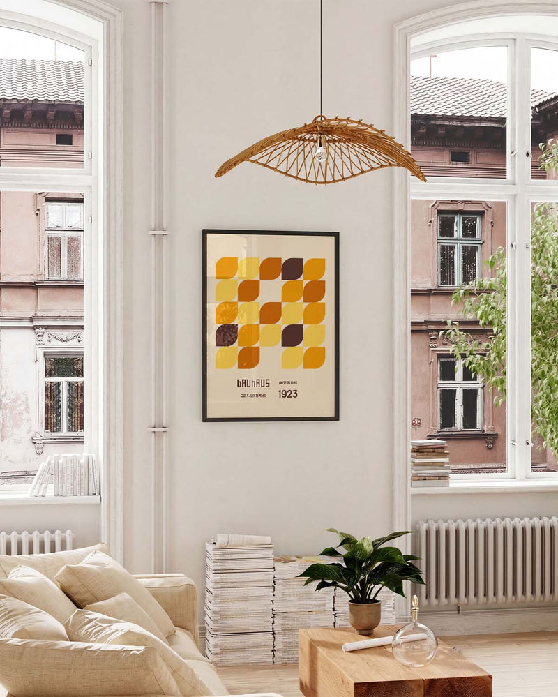 Bauhaus Poster Muster – Bauhaus Leaf Pattern