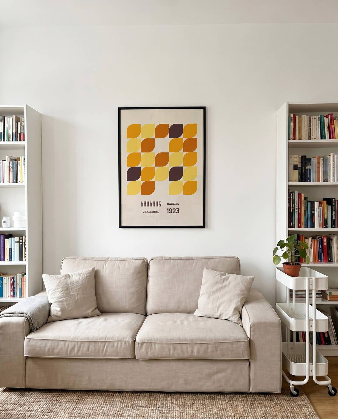 Bauhaus Poster Muster – Bauhaus Leaf Pattern