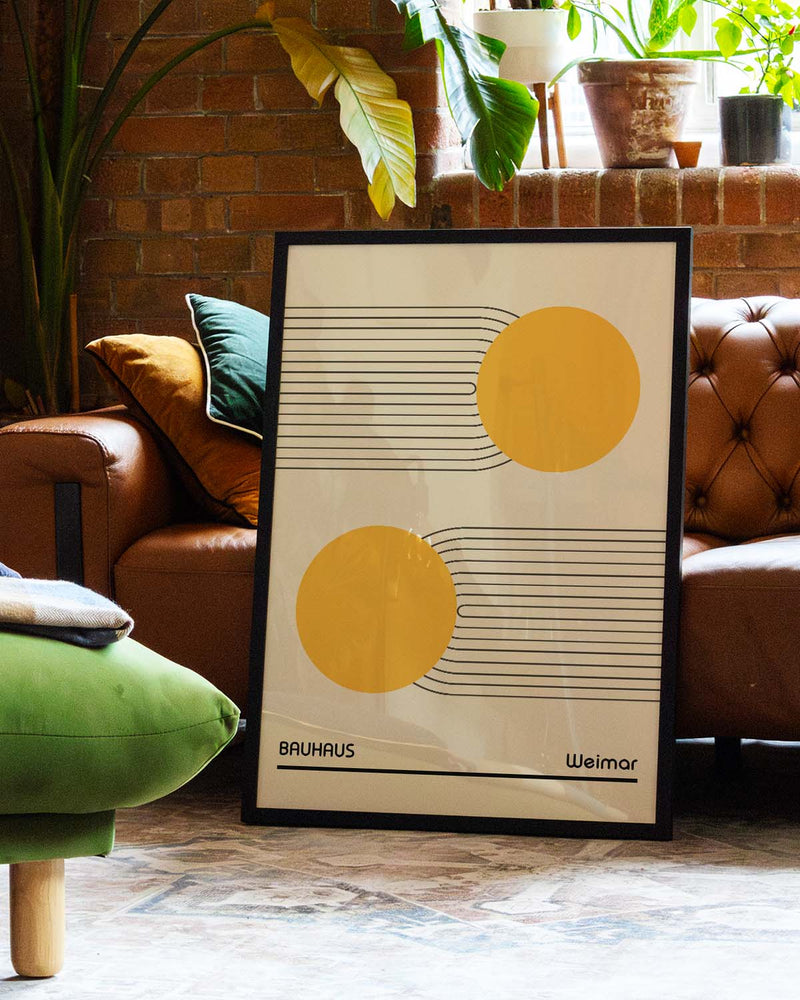 Bauhaus Poster Linien – Bauhaus Line Circle Balance